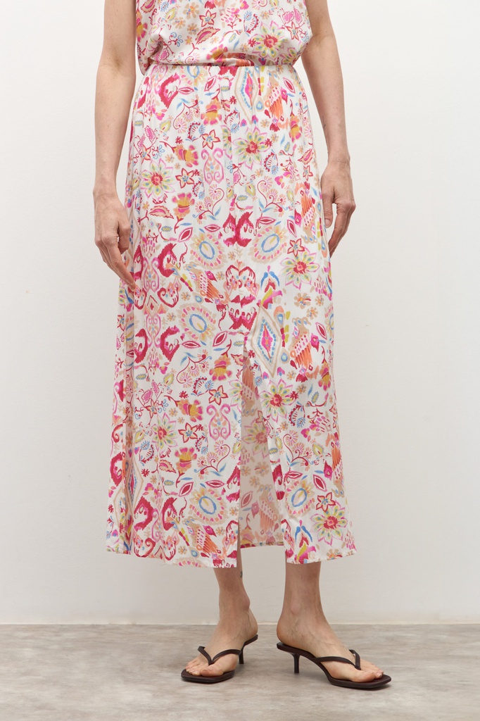 L168GSM2 FALDA ESTAMPADA PAISLEY