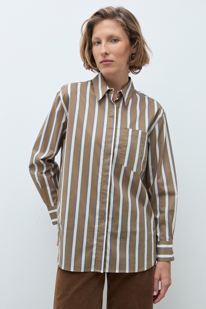 L172GBL7 CAMISA RAYADA