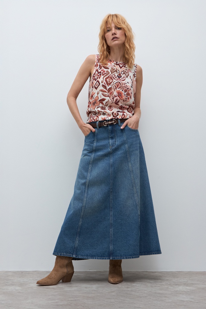 L172GBS6 BLUSA ESTAMPA FLORAL BOHO