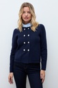 L172GKC5 CHAQUETA TEJIDA CUELLO DESMONTABLE
