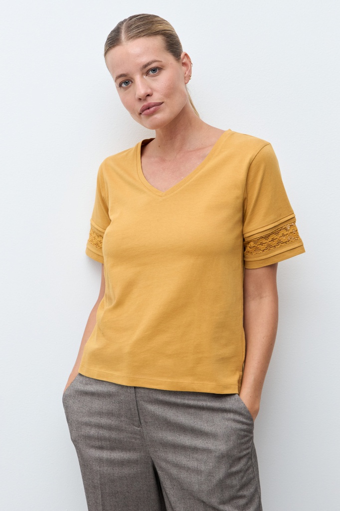 L172GTH1 REMERA CON PUNTILLA