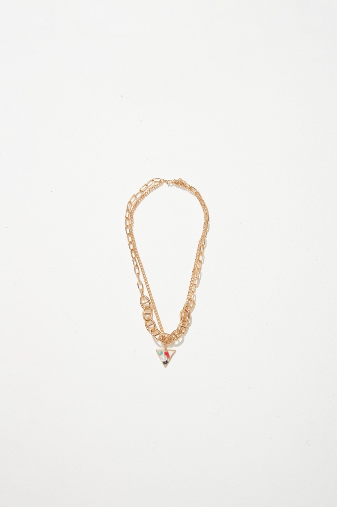 L130AJN3 COLLAR MULTIPLE CON PENDIENTE TRIANGULAR