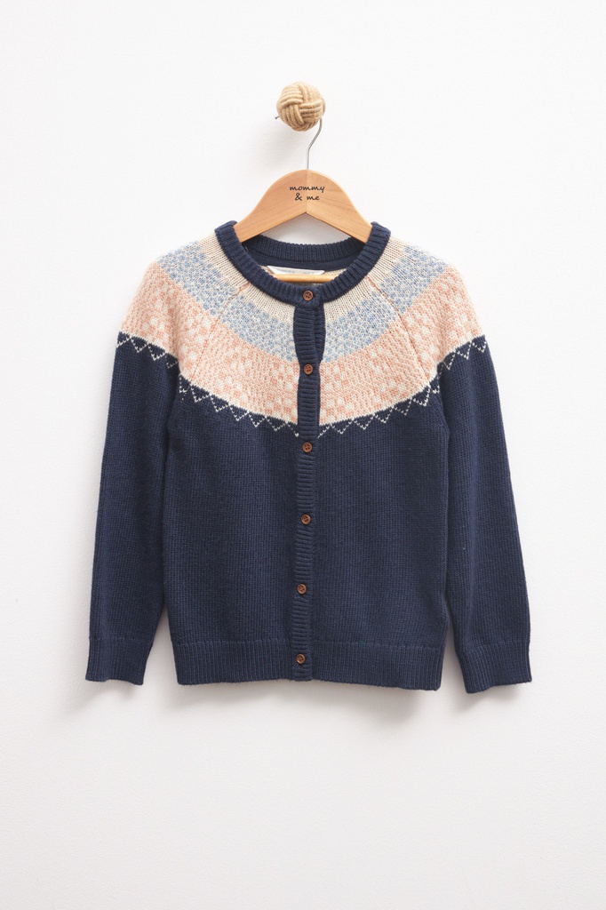 L132KKC1 CARDIGAN CON JACQUARD BARILOCHE