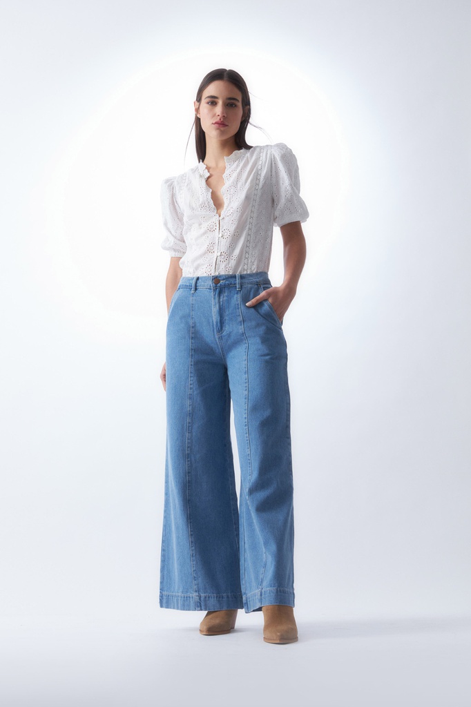 L145GPP2 JEAN WIDE-LEG EILISH