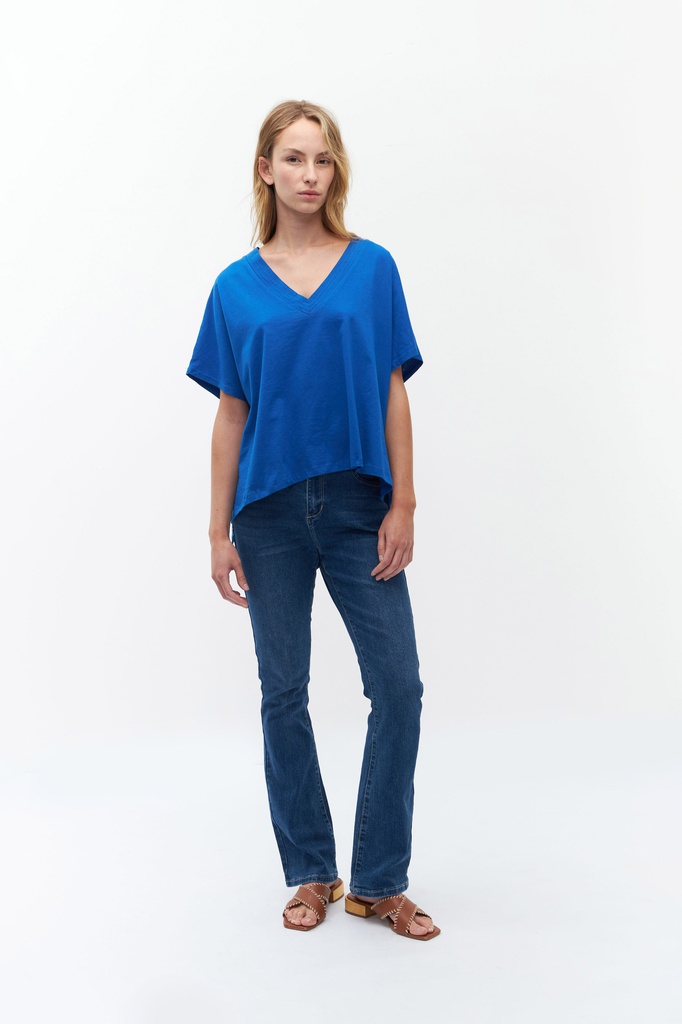 L147GTH10 REMERA OVERSIZE ESCOTE V