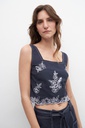 L158GBS1 TOP BORDADO FLORAL