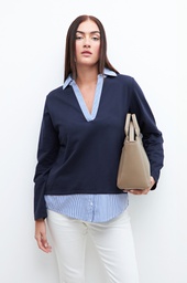 L160GTL4 SWEATSHIRT CON CAMISA