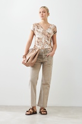 L165GBH3 BLUSA ANIMAL PRINT