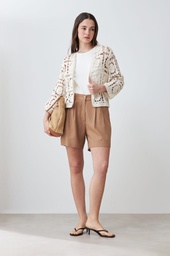 L167GKC1 CHAQUETA TEJIDA CROCHET