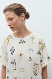 L170GBH6 BLUSA ESTAMPA FLORAL CON VOLADOS
